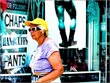 Lady in Yellow Cap, W. Hollywood Street Fair, 8.19.01